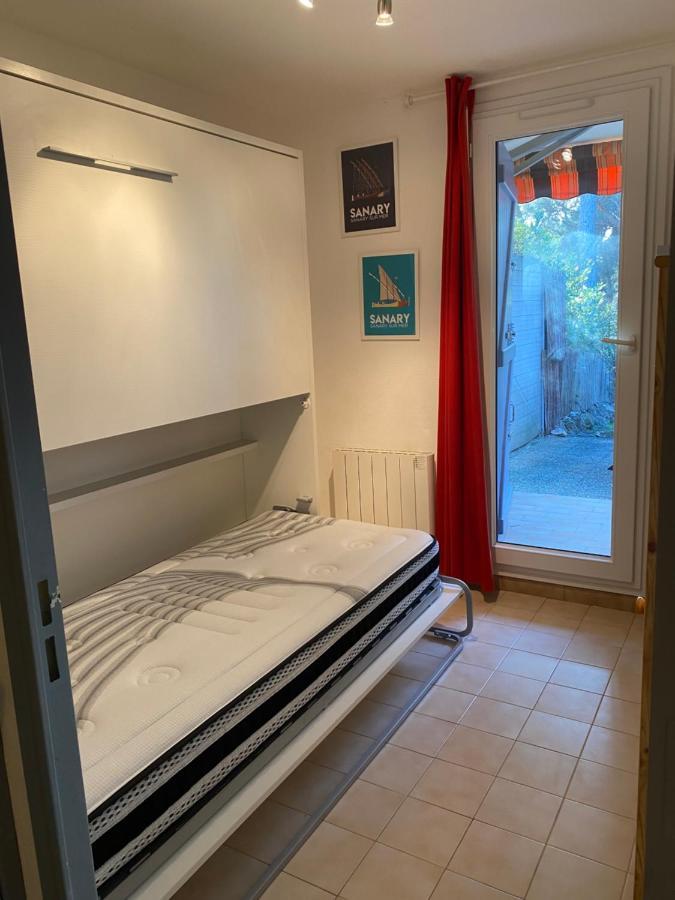 T2 Rez De Jardin 300M Plage De Beaucours Sanary Sur Mer Eksteriør bilde